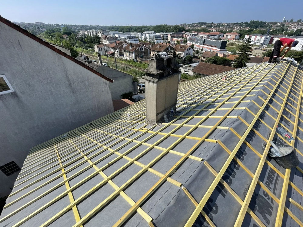 travaux sur couverture